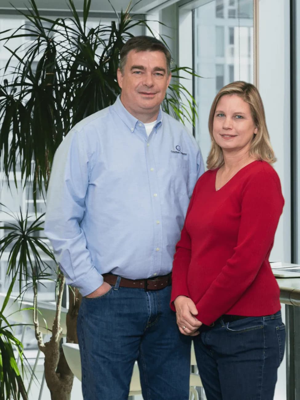 John and Jean Prejean, owners of Guardian Computer