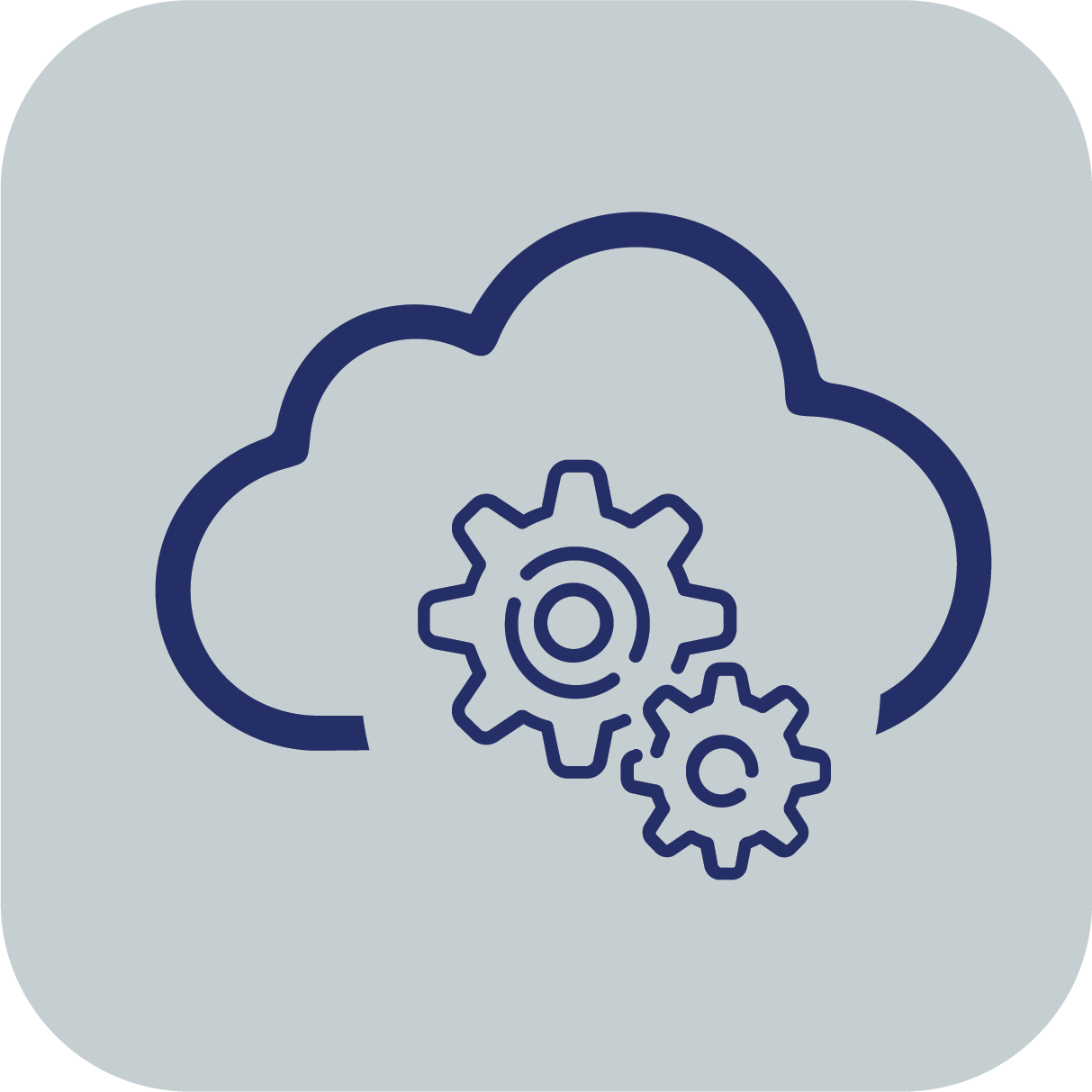 Button to access Cloud Management service page. Icon shows a cloud with gears inside